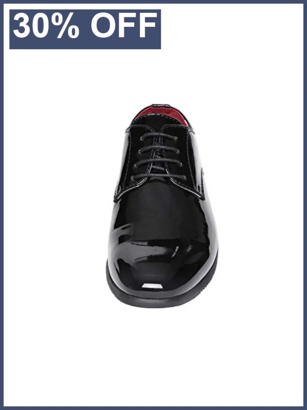Faux Patent Leather Tuxedo Dress Oxford Wedding Party Oxfords